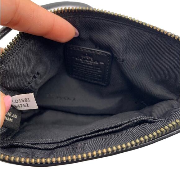 COACH Black Stud Wristlet - Picture 4 of 7